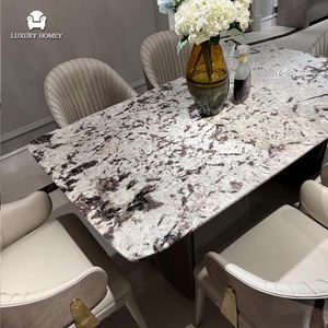 Juego de Comedor de Mármol Moderno y Acogedor para el Hogar, para Comedor y Sala de Estar, Duradero, con Garantía de 10 Años - Product Image 5