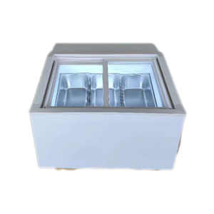 Hot Sale CAIGUAN Commercial Ice Cream & Gelato Display Freezer with Color Steel Plate Direct <b>Cooling</b> <b>System</b> for Supermarkets - Product Image 1
