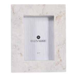 Cornice Portafoto in Marmo Elevarre 5x7 Pollici, Decorazione Minimalista da Tavolo - Product Image 1