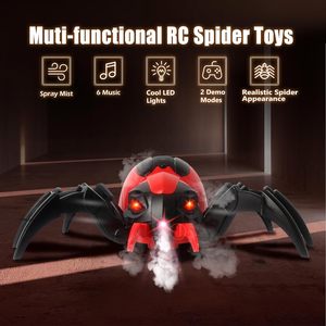 Dwi điều khiển từ xa Spider trẻ em Đồ chơi thực tế RC Spider với hiệu ứng âm nhạc & LED ánh sáng một-key demo Trò Đùa đồ chơi trẻ em Quà tặng sinh nhật - Product Image 4