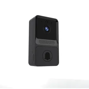 Campainha de vídeo wi-fi sem fio, campainha inteligente, porta inteligente, 2 formas de fala, detecção de movimento pir, visão noturna