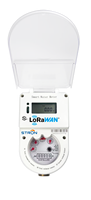 Lorawan lecture à distance IP68 compteur d'eau intelligent sans fil prépayé corps en laiton OEM STS clavier mètre