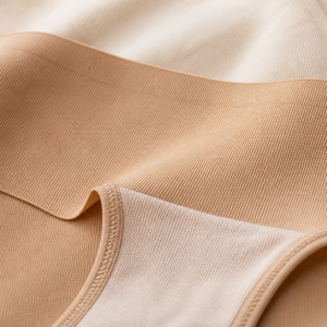 <b>Women's</b> Light Camel Seamless Boyshort, One-Piece Bare-Skin Feel Laser-Cut, Everyday Comfort - Product Image 4