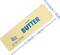 Nuevo Juguete Sensorial Antiestrés de Mantequilla Súper Suave de Levantamiento Lento, Modelo Realista de Comida, Juguete Blandito, Caja Sorpresa, Regalo para Aliviar el Estrés Needo