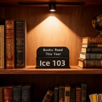 Ornements imprimés en 3D pour compter les livres lus cette année, pour mariages, anniversaires, remises de diplômes et inaugurations de maisons