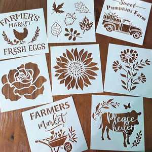 <span class=keywords><strong>Stencil</strong></span> in Mylar Vuoti per Pittura - Perfetti per l'Uso con Macchine Cricut e Silhouette - Product Image 1