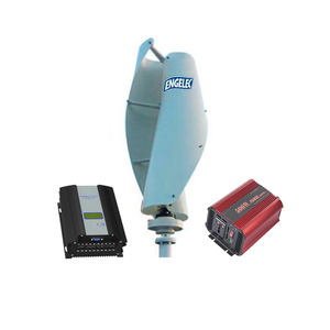 Système éolien compact 400W pour usage domestique, montage sur toit, axe vertical de type spirale avec contrôleur MPPT et éolienne EN-400W-XL EN-4 - Product Image 2