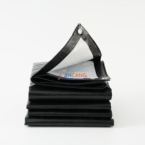 <span class=keywords><strong>Lona</strong></span> Laminada de PE Negra y Blanca de 180 g/m², <span class=keywords><strong>Lona</strong></span> Resistente para Uso en Almacenes y Depósitos - Product Image 4