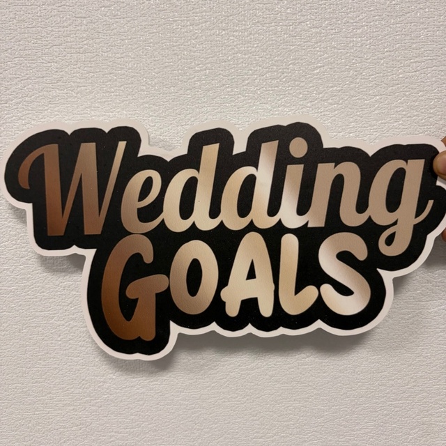 Custom UV Printing Funny Phrases Party Wedding Prop Photo Booth Props Pvc Signs