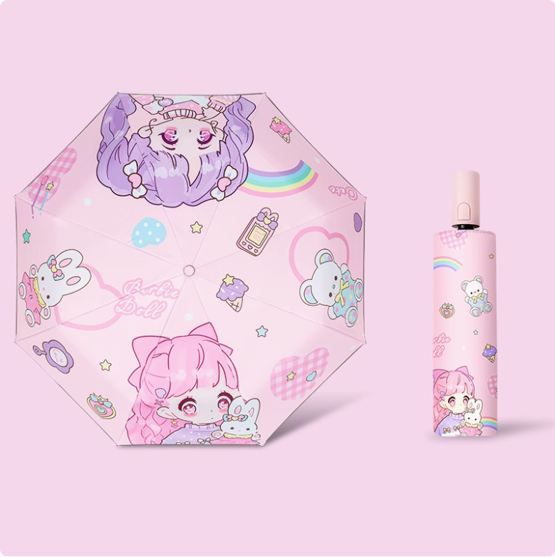 kid's automatic umbrella-sweet girl