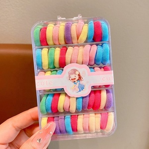 60 cái/hộp ban nhạc cao su bé dễ thương tóc vòng tròn đàn hồi tốt Tóc Dây - Product Image 6