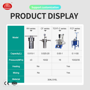 50ml~500ml Lab Small Stainless Steel Stirring High Pressure Reactors Industrial Chemical Autoclave - Product Image 6