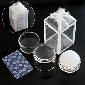 Tampon à ongles en silicone Aurora Jelly avec grattoir <span class=keywords><strong>Kit</strong></span> d'estampage pour manucure, 1 pièce - Product Image 2