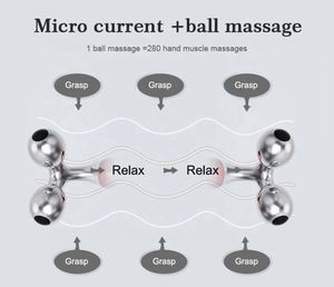 Masseur facial électrique 3D portable, micro-courant, rouleau en acier inoxydable, équipement de beauté pour usage domestique, stylo de massage vibrant pour les yeux - Product Image 3