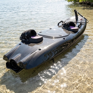 Tabla de Surf a Motor de Gasolina de 118 CC con Triple Aleta para Deportes Acuáticos en Aguas Oceánicas - Product Image 3