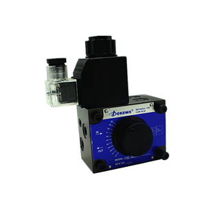 Válvula de Control de Flujo de Velocidad Tipo Solenoide Mecánica Dekema FSC, Sistema Hidráulico de Acero - Product Image 1