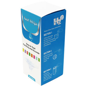 50 bandelettes/boîte, bandelettes de test de pH 9 en 1, réactifs de test de pH pour l'eau, bandelettes de test de nitrate, de <span class=keywords><strong>nitrite</strong></span>, de dureté du pH, test de l'eau - Product Image 3