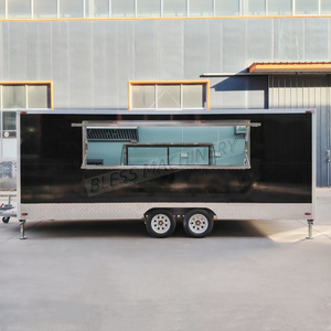 Furgone Personalizzabile per Cibo da Strada, Rimorchio Bar Mobile Completamente Attrezzato con Cucine Complete, Fast Food e Pancake 2025 - Product Image 3