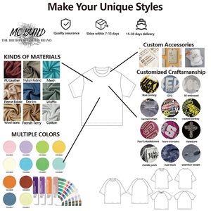 Мужская винтажная футболка оверсайз из плотного хлопка с эффектом кислотной стирки, рваная, с эффектом потертости, в уличном стиле, на заказ - Product Image 5