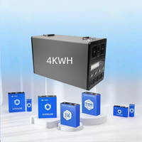 Générateur solaire portable 4KWH 3000W MPPT LiFePO4 Hithium avec onduleur à onde sinusoïdale pure et batterie à durée de vie de 10000 cycles