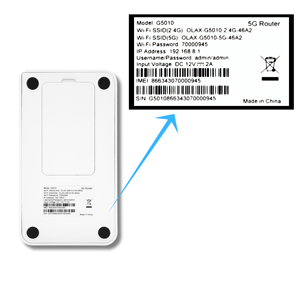 เราเตอร์ OLAX G5010 WIFI6 Hotspot Wifi แบบพกพา 5G สำหรับใช้งานนอกสถานที่ รองรับ Dual Band CPE พร้อมฟังก์ชั่น VPN รองรับซิมการ์ด 5G - Product Image 6