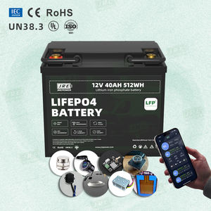 JREPOWER JszE-LF1525ME 12.8V 40Ah LiFePo4 반고체 배터리 팩 512Wh 6000 사이클 태양광 가로등 해양 에너지 - Product Image 1