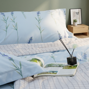 Individualized Comfortable Solid Color Duvet Bedding Set Fabric - Product Image 3