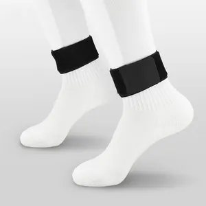 OEM Free Size Non-slip Black White Football Shin Guard Fixing Belt Stay Soccer Shinpad Fixed Band Strap Ankle Protector Bandage