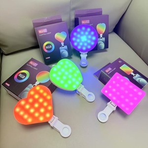 Lampe LED magnétique en gros, promotionnelle, en plastique, pour selfie, photographie et vidéo sur téléphone portable - Product Image 2