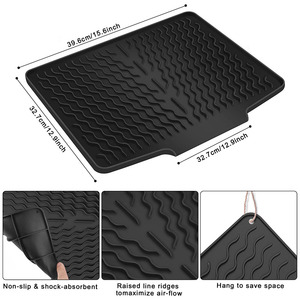 Tapete de Silicona Antideslizante para Secar Platos, Resistente al Calor, para Drenaje de Vajilla, para Grifo de Cocina - Product Image 2