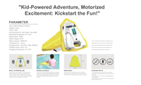 SinoDiving Kickboard de natation électrique Convient aux enfants, aux adolescents et aux adultes avec Kickboard Dual Motor Drive