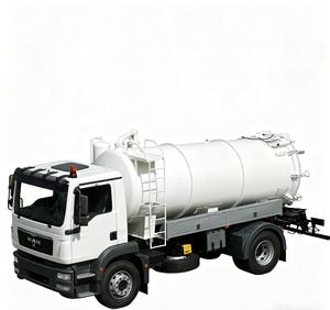 Camión de Succión de Aguas Residuales para Tuberías Municipales de Alta Succión, Euro6, 14000 Litros, 14 Toneladas, 4X4 - Product Image 1
