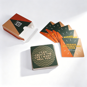 Baraja de Cartas del Tarot Risinggames, PVC Ecológico, Caja de Regalo con Esquinas Cuadradas, Impresión a Todo Color, Acabado Mate, Cartón Resistente - Product Image 3