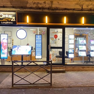 Agent immobilier acrylique LED fenêtre affichage signe panneau d'affichage suspendus publicité boîtes lumineuses - Product Image 5