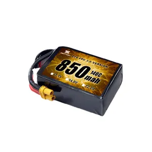 High Discharge Rate 120C FPV Battery 850mah 1500mah 4200mah 3S 4S 6S Lithium ion Battery for Model Airplane