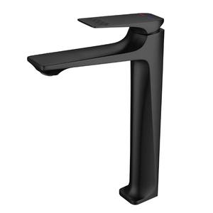 Grifo de Lavabo Moderno de Cerámica Negra con una Sola Manija, Grifo de Baño de un Solo Orificio <span class=keywords><strong>para</strong></span> Lavabo - Product Image 2