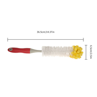 Brosse à biberon Holamopa réutilisable, durable, antibactérienne, écologique, avec ventouse flexible pour un nettoyage en profondeur des biberons de bébé