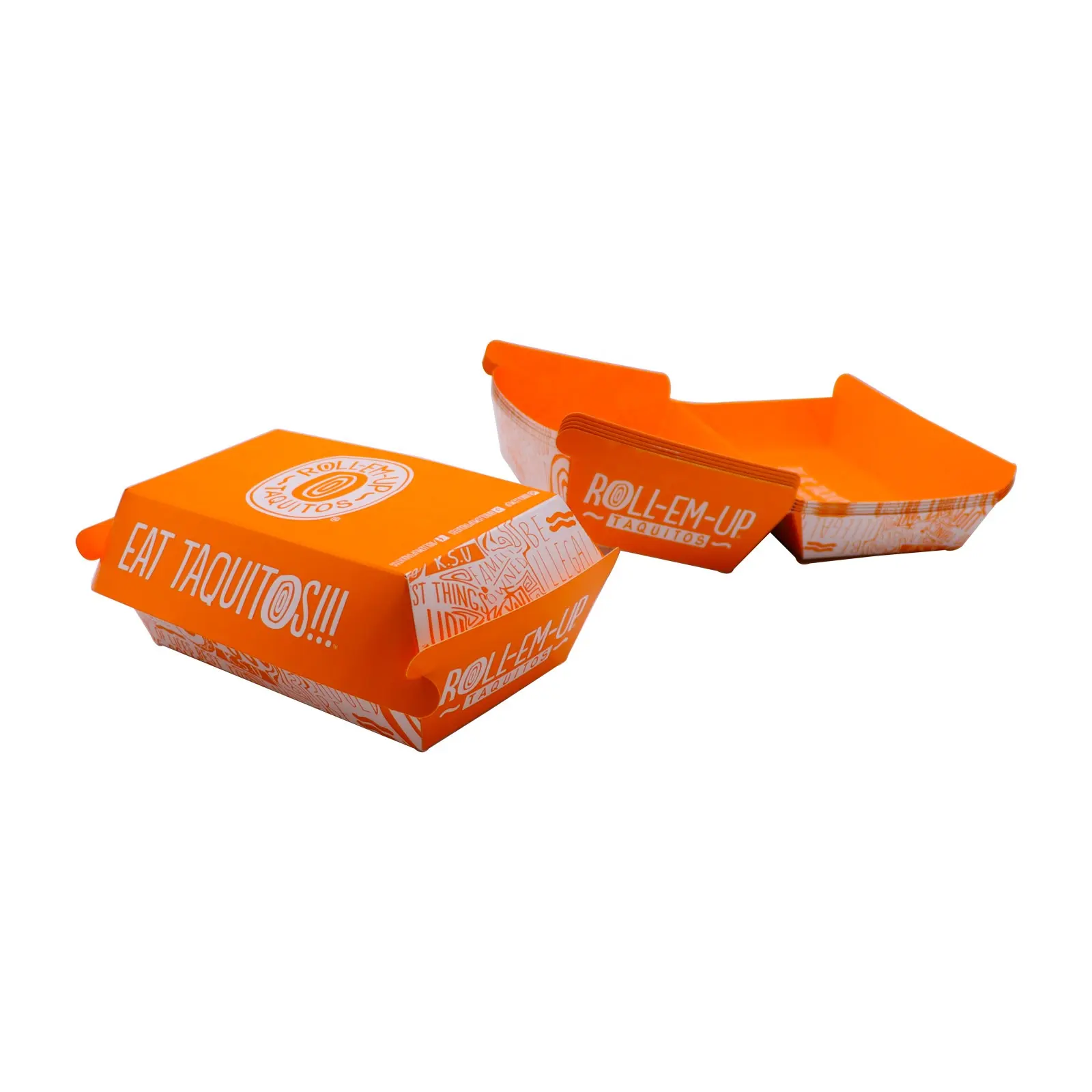 Kraftpapier Lunchbox Halen Fastfood Verpakkingscontainer Afhaalmaaltijden Bezorging Papieren Doos Wegwerp Voedselverpakkingen