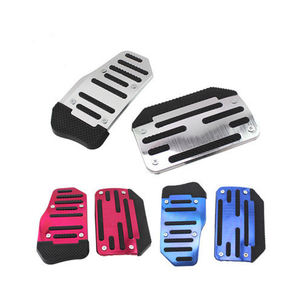 Car Anti-skid Foot Pedal Mat Scuff and Non-slip Carpet Patch Auto Alloy Plate Car Replacement Accessories Univer - Product Image 6