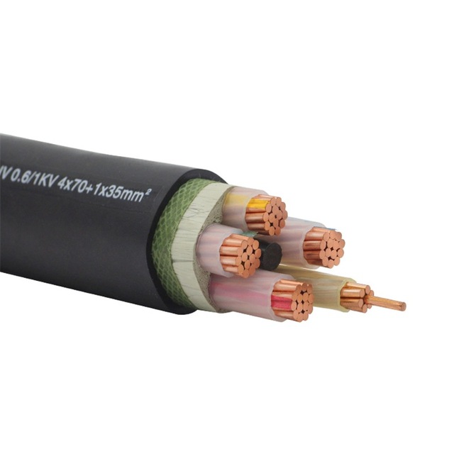 China Cable Manufacturers' Copper PVC/XLPE Underground Electrical Power Cable XLPE Insulation Steel Wire Armoured Electric Wires
