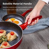 Ensemble de casseroles et poêles antiadhésives sans produits chimiques, 10 pièces, ustensiles de cuisine de haute qualité, livraison gratuite