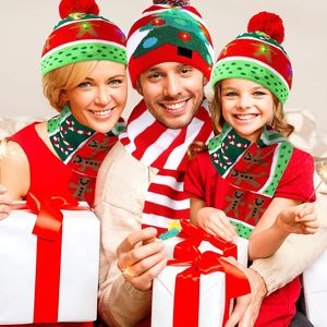 Sombrero de <span class=keywords><strong>Navidad</strong></span> LED Flash de <span class=keywords><strong>Navidad</strong></span> con luz sombrero de punto <span class=keywords><strong>regalo</strong></span> de <span class=keywords><strong>Navidad</strong></span> para adultos decoraciones de fiesta de año nuevo de <span class=keywords><strong>Navidad</strong></span> - Product Image 6