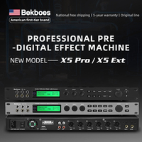Bekboes X5 - Pré-effets de karaoké - Processeur d'effets audio numérique professionnel KTV - Processeur d'effets d'écho - Processeur audio DSP