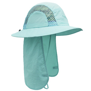 Fisherman Hat With Neck Protection Breathable Quick Drying Bucket Hat For Outdoor Sports Sun Protection Wide Brim <b>Cap</b> - Product Image 4