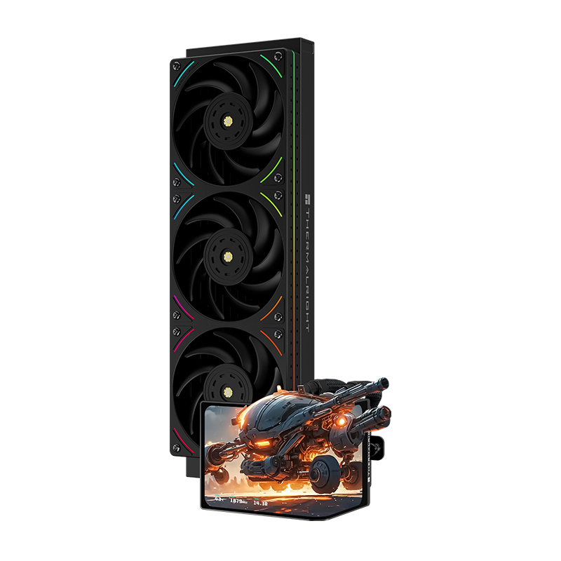 Thermalright Levita Vision 360 UB ARGB BLACK - Quiet & Efficient