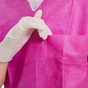 통기성 부드러운 컬러 SMS 일회용 병원 스크럽 세트 공장 도매 간호사 옷을 문질러 - Product Image 5