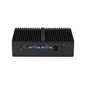 คอมพิวเตอร์ตั้งโต๊ะขนาดเล็ก Q10821C-S04 Qotom รุ่นไม่มีพัดลม J6412 VGA HD PC 2 USB3.0 6 USB2.0 พอร์ต LAN คู่ พอร์ต COM 2 ช่อง คอมพิวเตอร์อุตสาหกรรม - Product Image 2