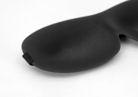 Masque pour les yeux 3D confortable en polyester/spandex et oreiller de voyage avec rembourrage en PU, antibactérien, respirant, portable pour le bureau et les voyages