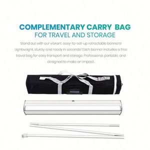 ป้ายต้อนรับวันเกิด ป้ายดึงขึ้นได้ ป้ายแบบม้วนเก็บได้ ป้ายตั้งโชว์สีชมพู ของตกแต่งวันเกิด - Product Image 2