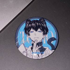 Nuevos y Populares 5 Diseños de Hanyuu <span class=keywords><strong>Hinata</strong></span> Shoyo, Insignias Redondas Reflectantes con Doble Flash, Botones de Anime, Broches, Recuerdos para Niños - Product Image 2